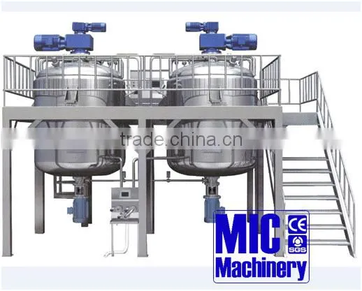 Micmachinery High Quality Cosmetic Cream Mixing Machine Industrial Emulsifier Blender High Pressure Homogenizer Price photo-2