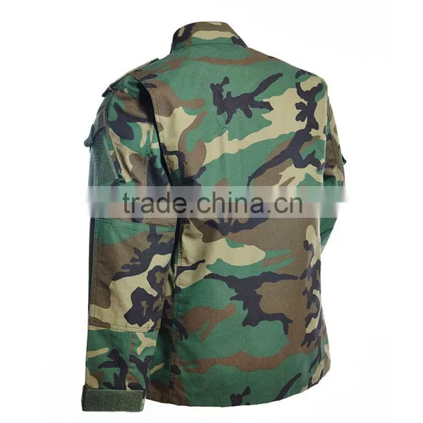 Green Woodland Camouflage Military Pants Army Long Trousers photo-2
