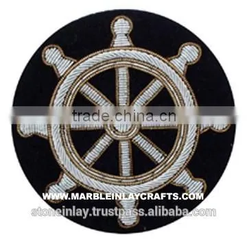 Hand Embroidered Bullion Blazer Badge