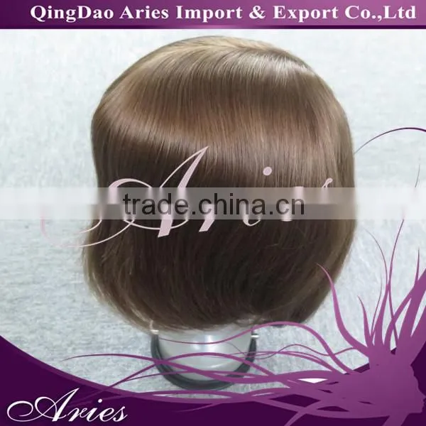 Grey Synthetic Hair Mens Hairpiece for Men photo-6