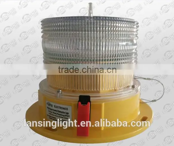 TY10S Solar Powered Aviation Obstruction Light/solar Warning Light/solar Obstruction Light