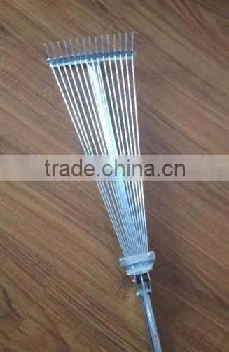 15 Teeth Steel Handle Garden Rakes photo-2
