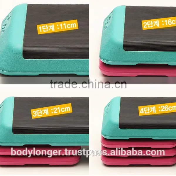 Club-Shaped Aerobic 3 Step Box/ Gym Equipment/ Rack photo-3