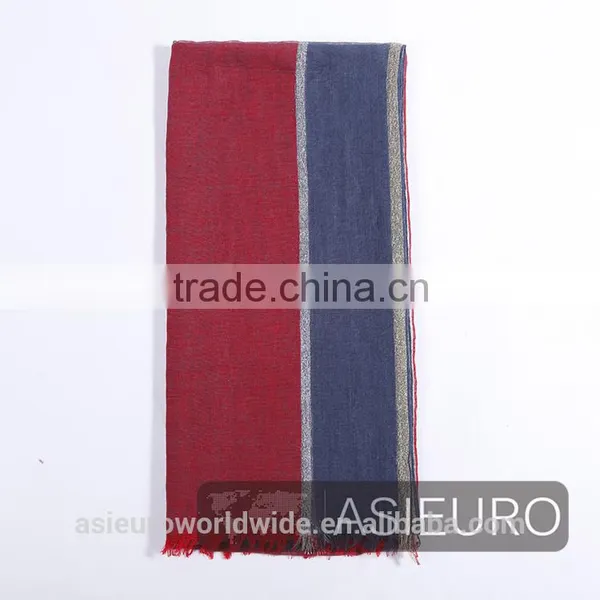 Fashion Lurex Yarn Dyed Scarf, Fancy Scarf, BSCI and SEDEX Approved photo-2