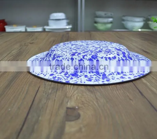 9088 Big Deep Plate With Speckle photo-2