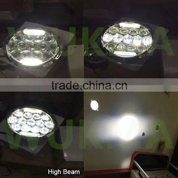 Wholesale 75W 7 Inch Round Headlight 12v 24v & DRL ForJee-p Wrangler JK/TJ/LJ 07-15 Harley and Hummer photo-5