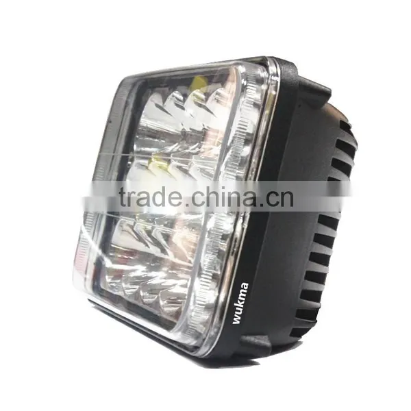 LED WM-1245D 4''x6'' 45W LED Headlamp Replacement 12V 24V Car Truck photo-2