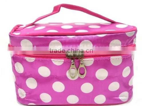 Personalised Spotty Cosmetic Bag,fashion Contents Cosmetic Bag photo-2