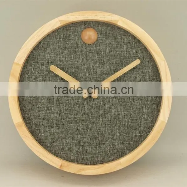New Item Pine Wood Clock Without Glass Lens TY25624