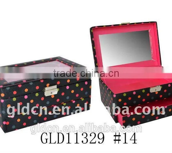 Mother Day Jewelry Box With Mirror and Lock Wholesale photo-2