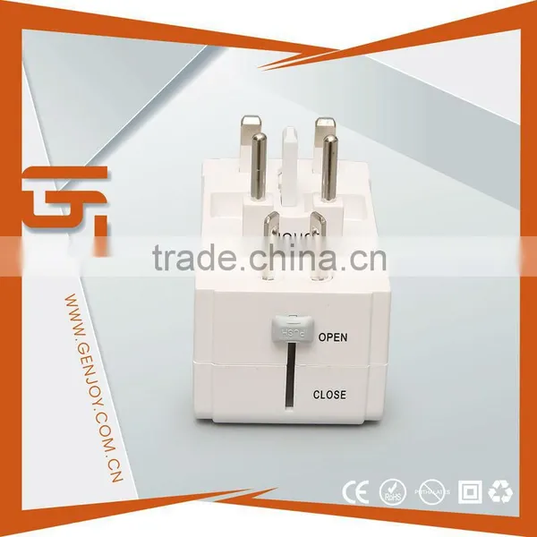 UK AUS US EU Plug Universal Travel Adapter With Single USB photo-2
