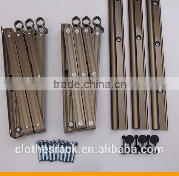 Ceiling Mounted Clothes Drying Rack With Oxidation Acid Polishing Surface Treatment photo-6