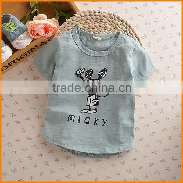 South Korea's Foreign Trade in 2016 the New Summer Children Cartoon Short Sleeved T-shirt T-shirt in One Generation photo-2