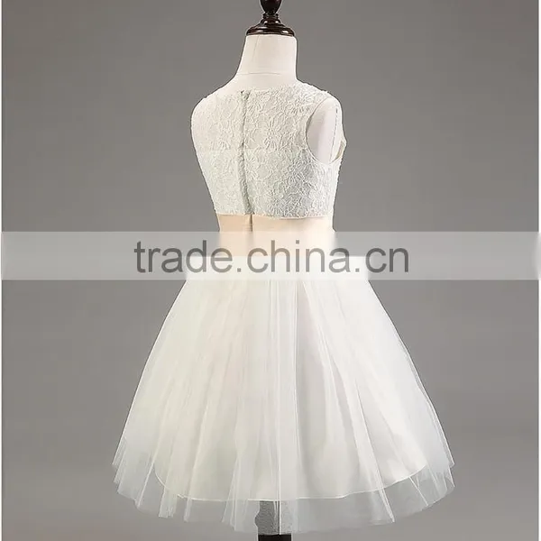 Lastest Wholesale Elegant Girls Chiffon Party Hand Embroidery Dresses TR-WS31 photo-2