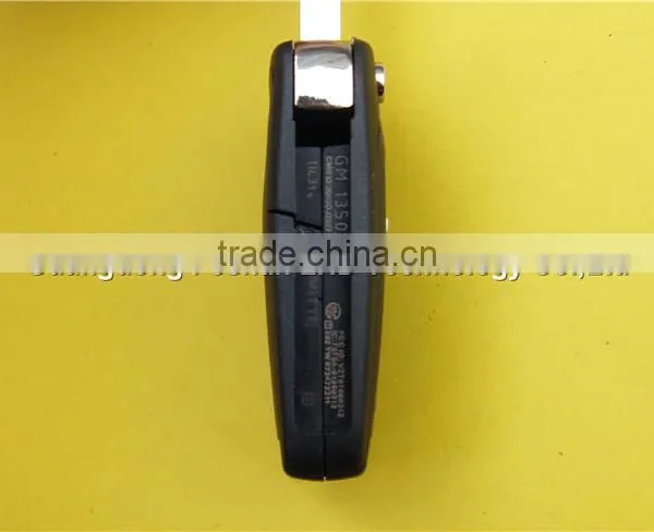 2 Buttons Flip Folding Remote Key Fob Case Shell for Chevrolet Cruze HU100 Blade photo-6