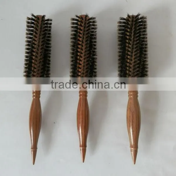 Hair Brush With Boar Briste and Wood Handle