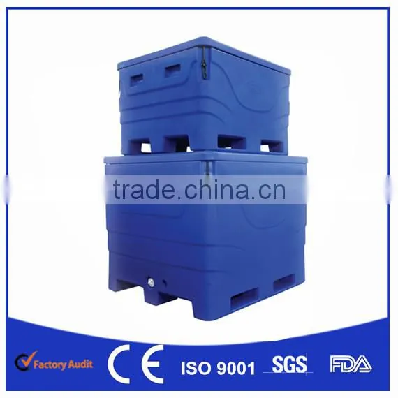 Large Size 1000L Plastic Fish Transport Box, Cold Chain Box for Fish Carrying photo-4