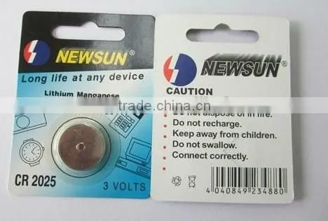 China Export Cr2025 Rechargeable Battery photo-2