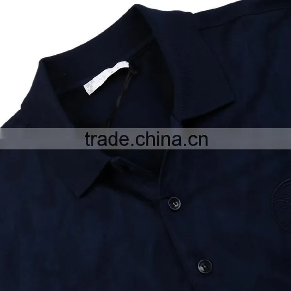 Wholesale China Effulgal New Design Polo Shirts Mens Pure Cotton Quick Dry Moisture Transfer Polo Shirts photo-3