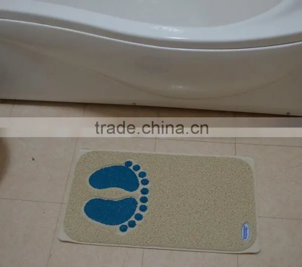 Light Blue Color Pvc Anti-ship Bath Mat photo-4