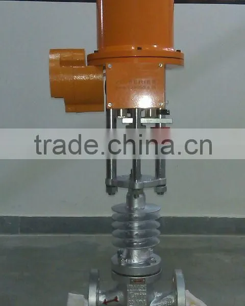 MOTORIZED LINEAR GLOBE CONTROL VALVE WITH INTEGRAL STARTER UNIT CONTROLLER