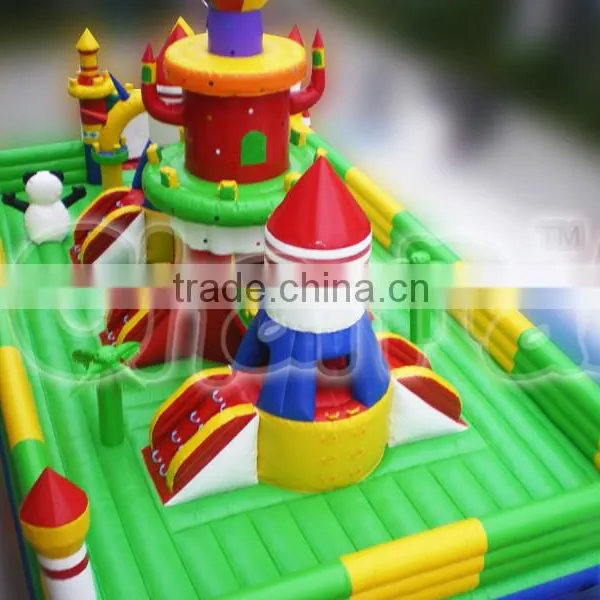 Customized Inflatable Rocket Park, Fun City photo-2