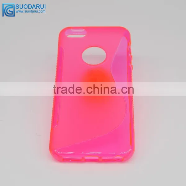 Mix Color S-line TPU Cover Phone Cases for IPhone 5se Cover photo-3