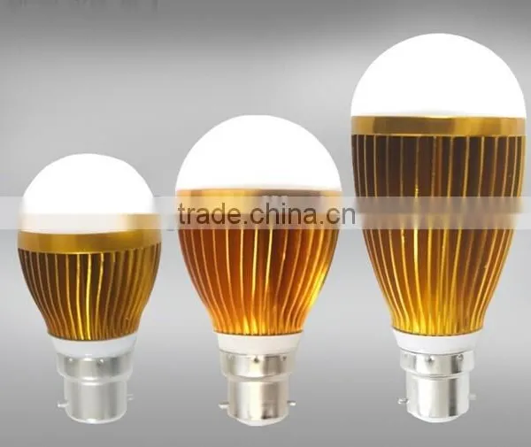 TongDa 3w 5w 7w 9w B22 E27 Golf Led Bulb Lamp (DC12V/24V) photo-5