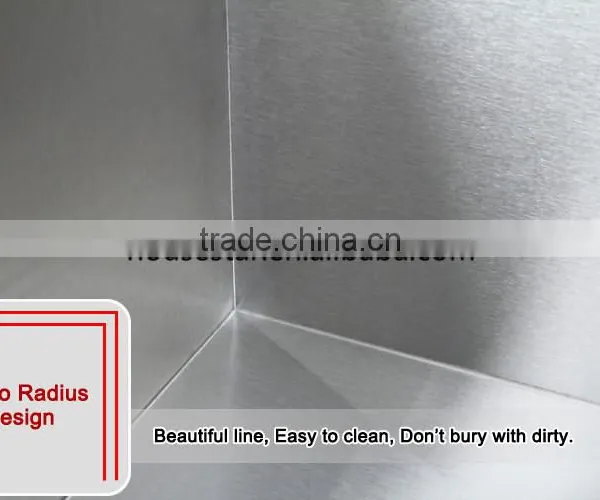 Modern Kitchen Designs CUPC USA Style 16 Gauge Stainless Steel Single Handmade Kitchen Sink photo-2
