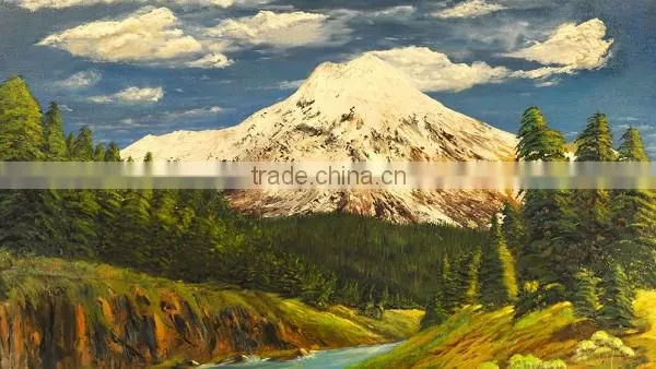 High Quality Abstric Tress Modern Oil Painting photo-2