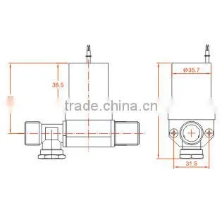 Water Feeding System Auto Solar Water Solenoid Valve Magnetic Valve Sensor Sanitary Ware photo-2