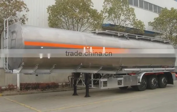 Stainless Steel Tank Semi-trailer 40000- 45000 Litres Fuel Tanker Truck Capacity photo-3