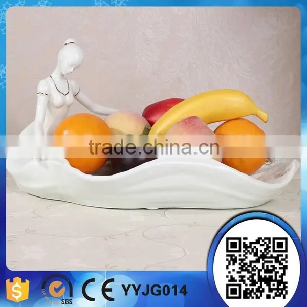 Customized Quality Resin Plastic Decorative Fruit Tray