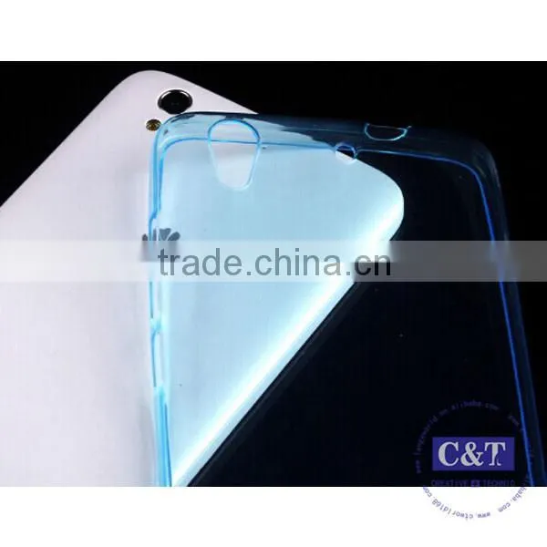 C&T New Arrival Clear TPU Cover for Huawei Ascend G620s Back Cover photo-6