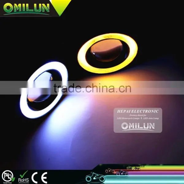 2016 New Design 3inch 76mm 30W LED Fog Angel Eyes Light With Optical Glass Lens for Most of Cars photo-2