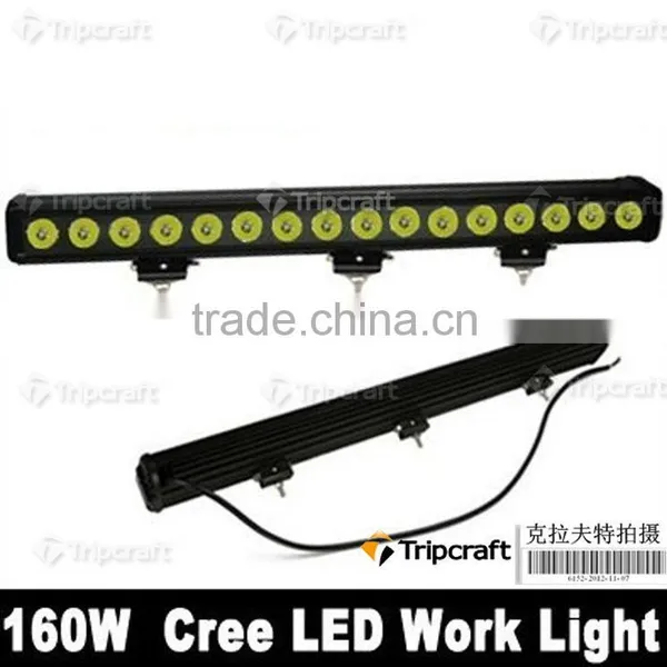 Single Row Led Spot Light Bar for Pajero 160w Led Driving Light Bar,led Work Light Led Truck Light 160w Led Offroad Light Bar photo-4