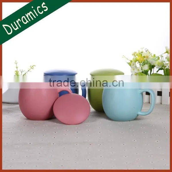 420ml Elegant Fine New Bone China Ceramic Tea Cup With Lid