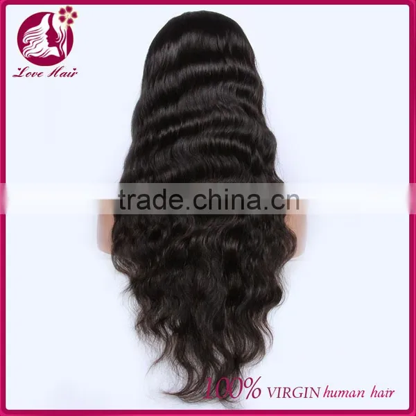 Body Wave Wigs 100% Unprocessed European Straight Human Hair Lace Front Wig For Black Women Full Lace Human Hair Wig With Bangs photo-3