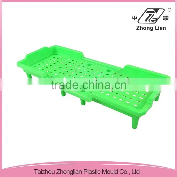 Nursery School Eco Friendly Children Cheap Plastic Stacking Bed photo-4
