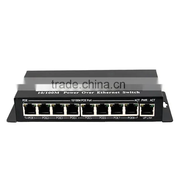 IEEE802.3af 48v 2.5a 8 Port Poe Switch for CCTV Security System photo-3