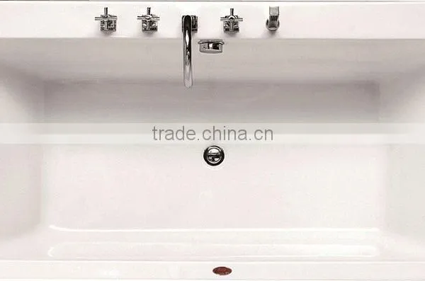 Best Seller Center Drain Location and Soaking Function Simple Bathtub photo-2