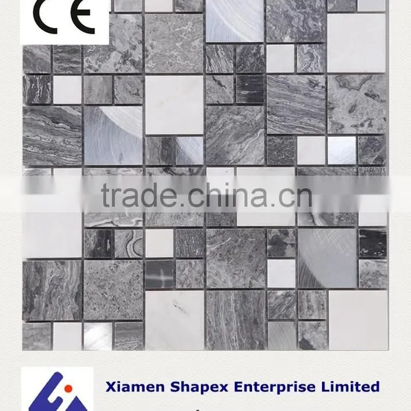 Golden Select Glass Ceramic Mosaic Wall Tile for Sale photo-5