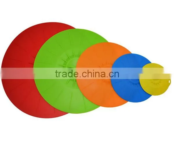 Suction Lids Silicone Pot Lid Flexible Silicone Lid photo-2