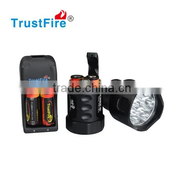 New Arrival TrustFire S700 Flashlight 7T6 XM-L L2 3800 Lumens Super Brightness 5 Modes LED Flashlight by 3 Pcs 26650 Batteries photo-6