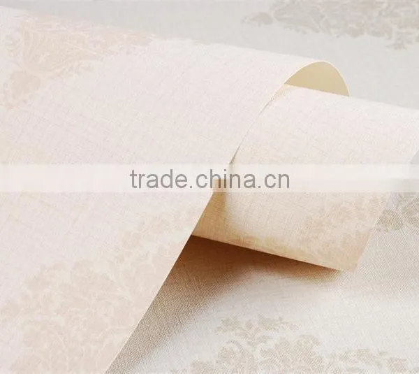 Shallow Embossing Wallpaper European Flower Wall Paper Hot Sale photo-5