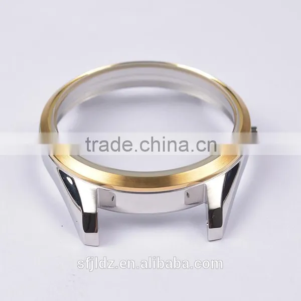 OEM 316 Stainles Steel Watch Case Vacuum Plating Rose Gold Bezel Watch Case Men photo-2