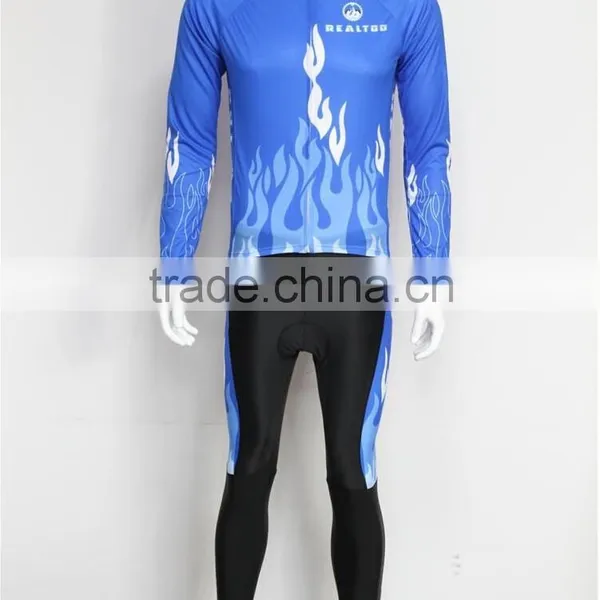 2015 Cheap Fashion Small Order Long Sleeve Cycling Suit Bike Wear photo-2