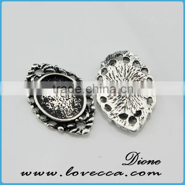 DIY Kits- 25mm Round Trays, Glass, and Chains. Photo Pendant Trays Cabochon Kits. Vinatge-Antique Bezel Settings photo-6