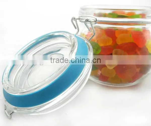 Food Grade Glass Airtight Jars With Clamp Lid photo-3