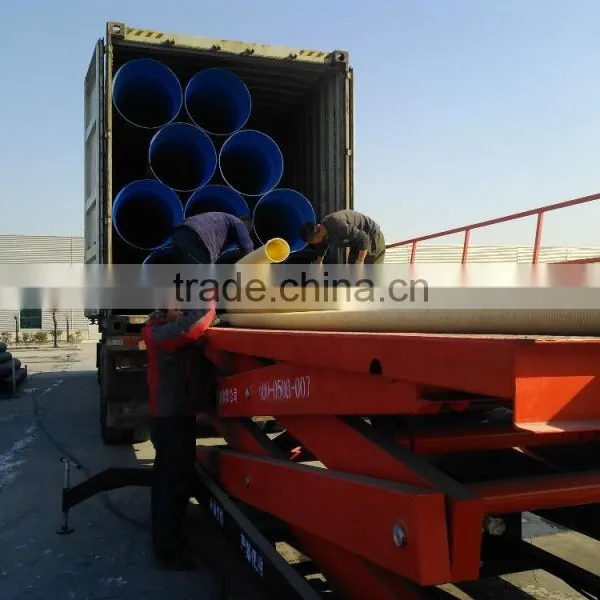 DN600 SN8 Large Plastic White PVC Corrugated Pipe photo-5